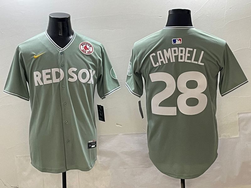 Men Boston Red Sox #28 Campbell Green Joint Name Nike 2025 MLB Jersey style 4256->boston red sox->MLB Jersey